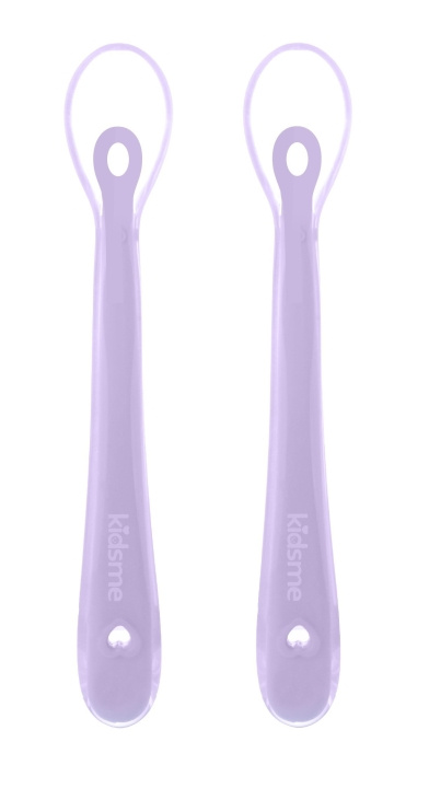 Kidsme Silikonilusikka - Lavendel 2-pack (KIDS140308LA)