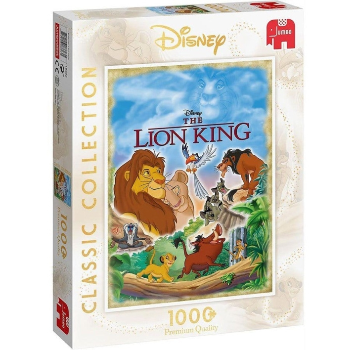 Disney Puzzle Jumbo - Disney Leijonakuningas (1000 palaa) (JUM8823) ryhmässä LELUT, TUOTTEET LAPSILLE JA VAUVOILLE / Leikkikalut, Askartelu &Pelit / Lasten palapeli @ TP E-commerce Nordic AB (D24199)