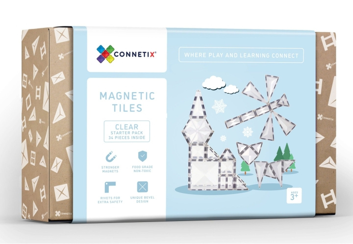 Connetix Kirkas aloituspakkaus 34 kpl - (CT-C-00034-ST) ryhmässä LELUT, TUOTTEET LAPSILLE JA VAUVOILLE / Leikkikalut, Askartelu &Pelit / Lelusarja @ TP E-commerce Nordic AB (D24201)