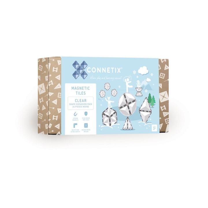 Connetix Kirkas muotolaajennuspakkaus 24 kpl - (CT-C-00024-SH) ryhmässä LELUT, TUOTTEET LAPSILLE JA VAUVOILLE / Leikkikalut, Askartelu &Pelit / Lelusarja @ TP E-commerce Nordic AB (D24236)