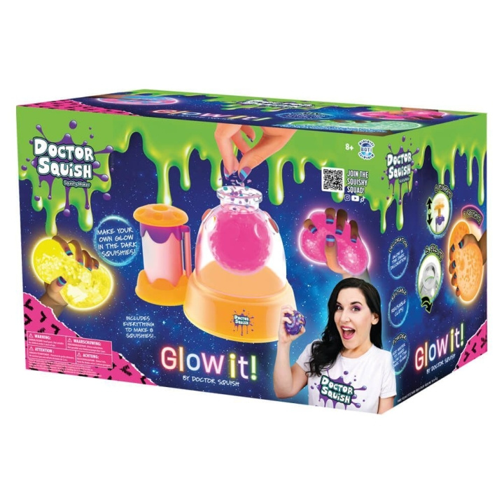 Doctor Squish Squishy Maker Station Neon Edition (107402) ryhmässä LELUT, TUOTTEET LAPSILLE JA VAUVOILLE / Leikkikalut, Askartelu &Pelit / Lelusarja @ TP E-commerce Nordic AB (D24241)
