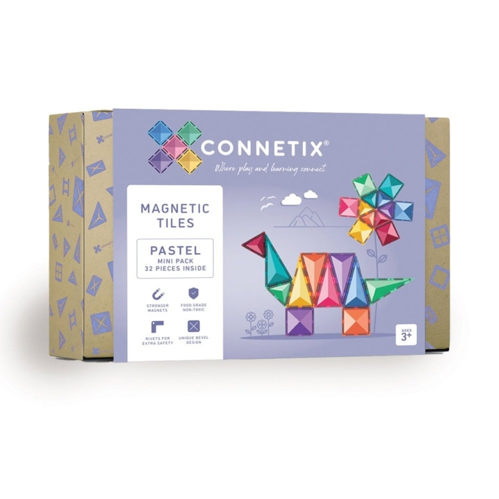 Connetix Pastellin minipakkaus 32 kpl - (CT-P-00032-MI) ryhmässä LELUT, TUOTTEET LAPSILLE JA VAUVOILLE / Leikkikalut, Askartelu &Pelit / Lelusarja @ TP E-commerce Nordic AB (D24249)