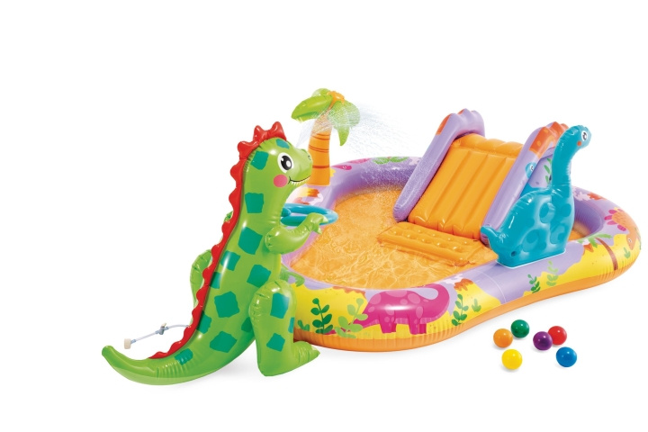 INTEX Dino Park Leikkikeskus - (56139) ryhmässä LELUT, TUOTTEET LAPSILLE JA VAUVOILLE / Leikkikalut, Askartelu &Pelit / Lelusarja @ TP E-commerce Nordic AB (D24253)