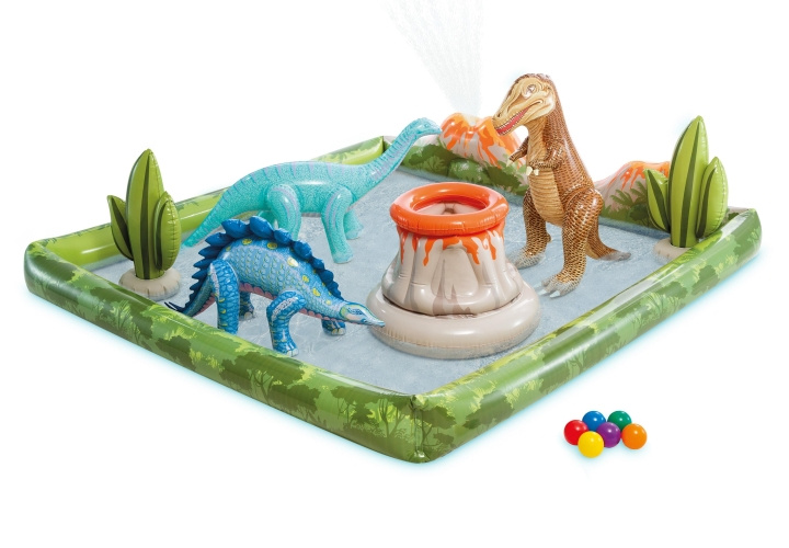 INTEX Jurassic Adventure Play Center - (56132) ryhmässä LELUT, TUOTTEET LAPSILLE JA VAUVOILLE / Ulkoleut / Kylpylelut @ TP E-commerce Nordic AB (D24254)