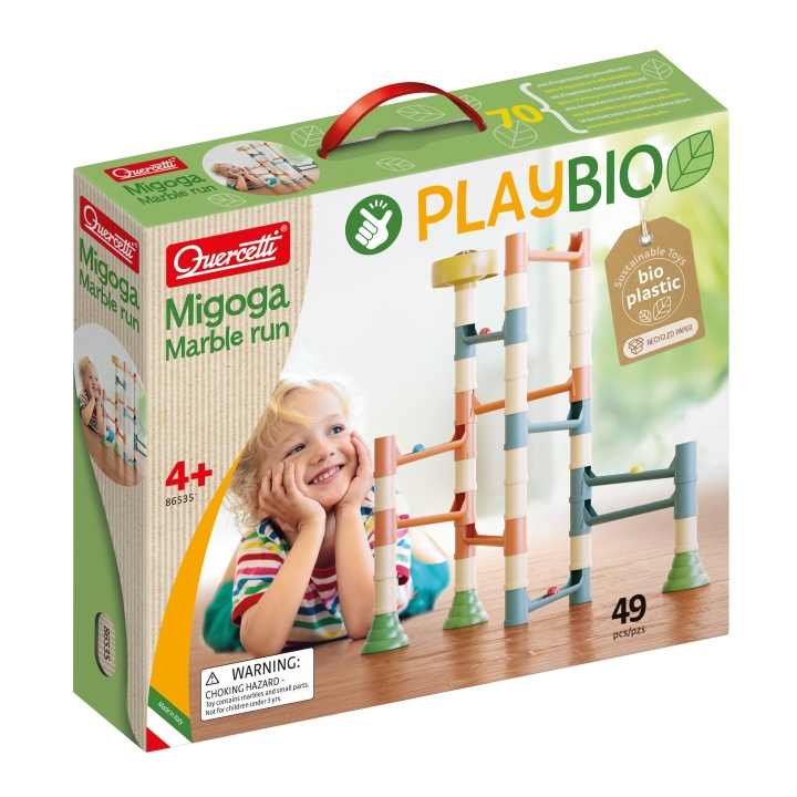 Quercetti Play Bio Migoga marmorijuoksu (49 kpl) - (QU-8653535) ryhmässä LELUT, TUOTTEET LAPSILLE JA VAUVOILLE / Peli / Lautapelit @ TP E-commerce Nordic AB (D24261)