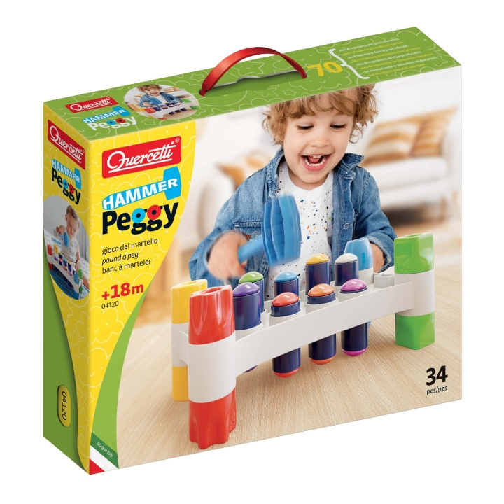 Quercetti Vasara Peggy - (QU-04120) ryhmässä LELUT, TUOTTEET LAPSILLE JA VAUVOILLE / Peli / Lautapelit @ TP E-commerce Nordic AB (D24263)