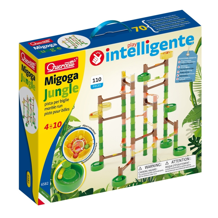 Quercetti Migoga viidakon marmoriputki - (QU-6582) ryhmässä LELUT, TUOTTEET LAPSILLE JA VAUVOILLE / Peli / Lautapelit @ TP E-commerce Nordic AB (D24269)