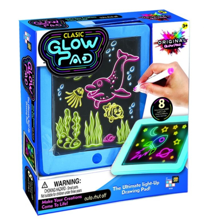 Big Glow Hehkutyyny - (107000) ryhmässä LELUT, TUOTTEET LAPSILLE JA VAUVOILLE / Leikkikalut, Askartelu &Pelit / Piirrä ja laske @ TP E-commerce Nordic AB (D24279)