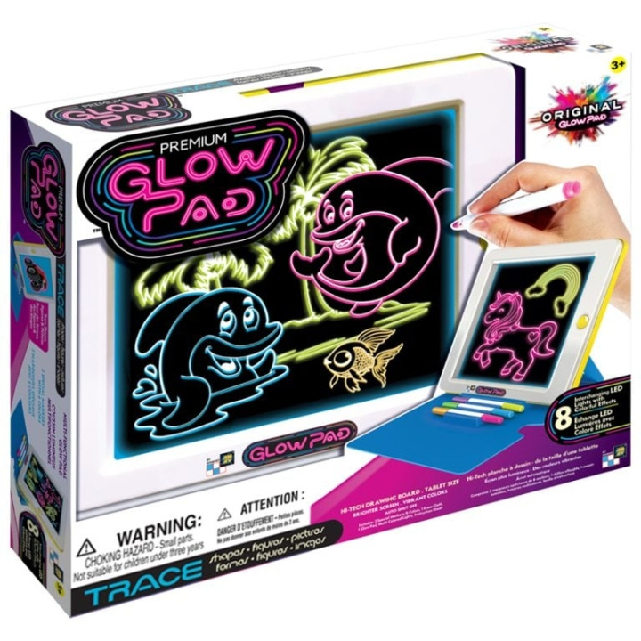Big Glow Premium hehkutyyny - (107001) ryhmässä LELUT, TUOTTEET LAPSILLE JA VAUVOILLE / Leikkikalut, Askartelu &Pelit / Piirrä ja laske @ TP E-commerce Nordic AB (D24280)