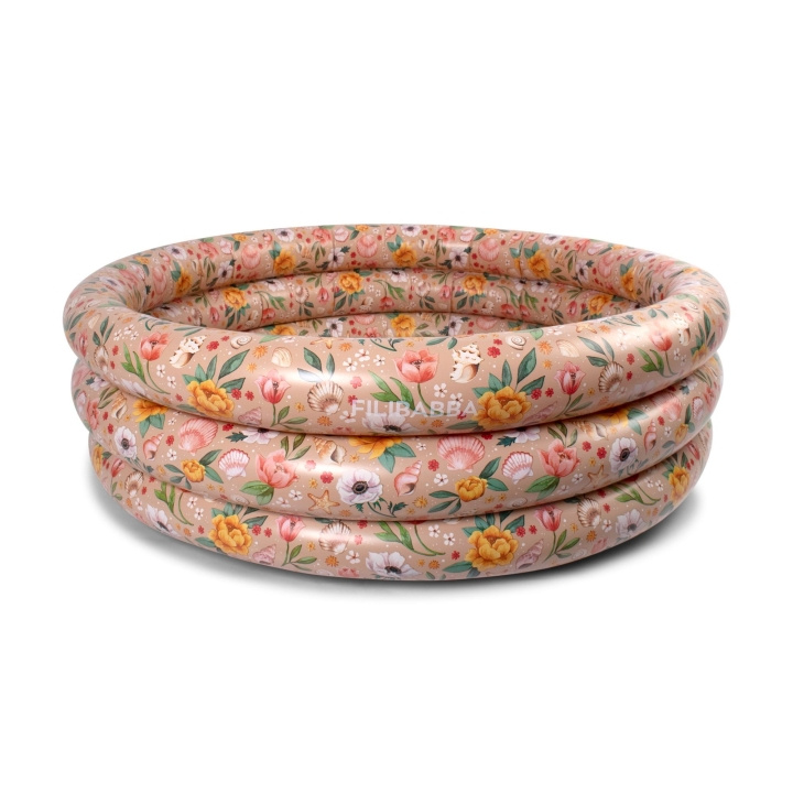 Filibabba Pool Alfie - Ocean Blossom - Pink - 80 cm (FI-03612) ryhmässä KOTI, TALOUS JA PUUTARHA / Puutarhatuotteet / Uima-allas & Tarvikkeet / Pooler @ TP E-commerce Nordic AB (D24295)