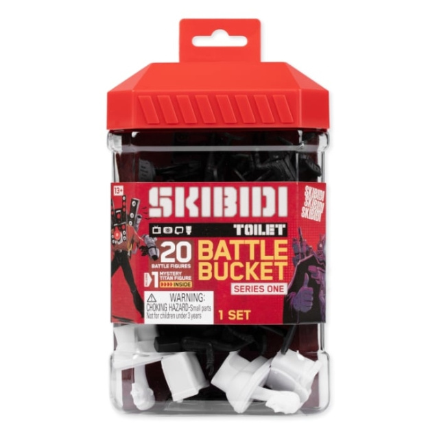 Skibidi WC-taisteluämpäri - (1350) ryhmässä LELUT, TUOTTEET LAPSILLE JA VAUVOILLE / Leikkikalut, Askartelu &Pelit / Lelusarja @ TP E-commerce Nordic AB (D24334)
