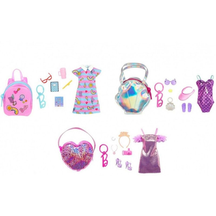 Barbie - Premium muoti laukku lajiteltu (HJT42) ryhmässä LELUT, TUOTTEET LAPSILLE JA VAUVOILLE / Leikkikalut, Askartelu &Pelit / Nuket & Tarvikkeet @ TP E-commerce Nordic AB (D24338)