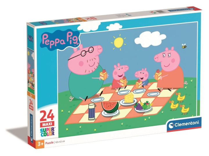 Clementoni Puzzle Maxi, Peppa Pig, 24 kpl - (I-24028) ryhmässä LELUT, TUOTTEET LAPSILLE JA VAUVOILLE / Leikkikalut, Askartelu &Pelit / Lasten palapeli @ TP E-commerce Nordic AB (D24349)