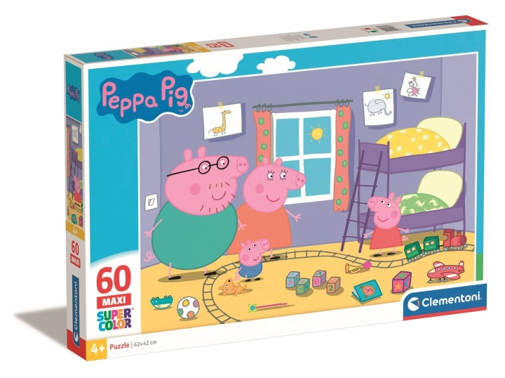 Clementoni Puzzle Maxi, Peppa Pig - (I-26438) ryhmässä LELUT, TUOTTEET LAPSILLE JA VAUVOILLE / Leikkikalut, Askartelu &Pelit / Lasten palapeli @ TP E-commerce Nordic AB (D24351)