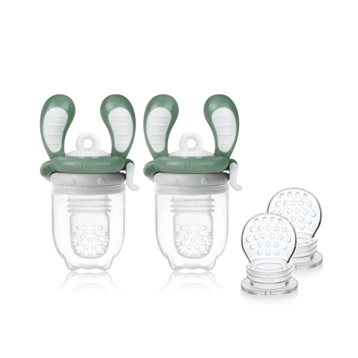 Kidsme Food Feeder -Startpak Green (Kids160503GR) ryhmässä LELUT, TUOTTEET LAPSILLE JA VAUVOILLE / Syö ja juo / Lasten astiat @ TP E-commerce Nordic AB (D24408)