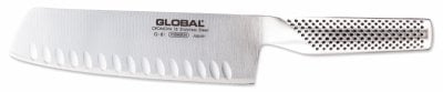 GLOBAL Vegetable Knife with Granton Edge - 18 cm ryhmässä KOTI, TALOUS JA PUUTARHA / Keittiövälineet / Keittiöveitset ja veitsenteroittimet @ TP E-commerce Nordic AB (D24424)
