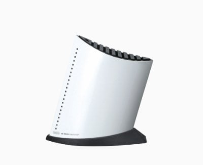 GLOBAL Veitsilohko 9+1 - Valkoinen ryhmässä KOTI, TALOUS JA PUUTARHA / Keittiövälineet / Keittiöveitset ja veitsenteroittimet @ TP E-commerce Nordic AB (D24434)