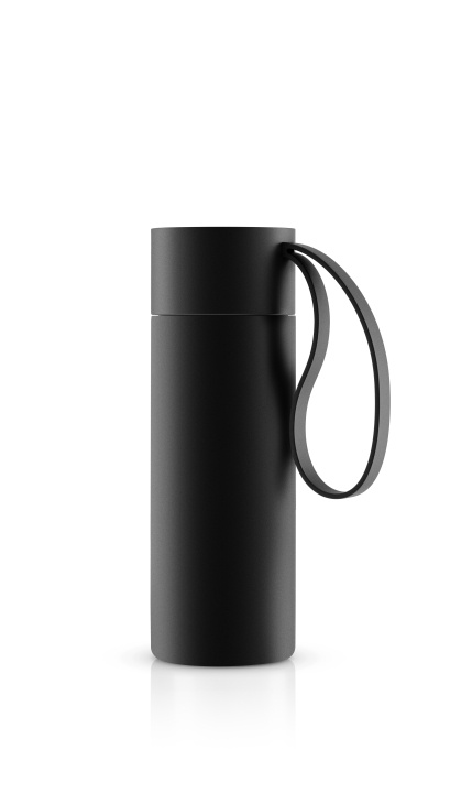 Eva Solo To Go Cup - Musta - 0,35 l ryhmässä URHEILU, VAPAA-AIKA JA HARRASTUS / Ulkoilu / Termos- ja vesipullot @ TP E-commerce Nordic AB (D24465)