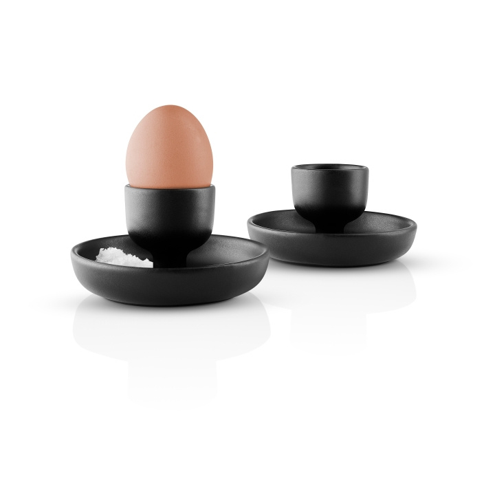 Eva Solo Nordic kitchen Munakuppi - Musta - 2 kpl. K6 cm x 11 cm ryhmässä KOTI, TALOUS JA PUUTARHA / Keittiövälineet / Muut keittivälineet @ TP E-commerce Nordic AB (D24475)