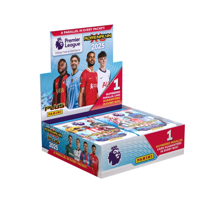 Panini Adrenalyn XL: Premier League 24/25 PLUS Booster box (24 kpl) (PAN2434) ryhmässä URHEILU, VAPAA-AIKA JA HARRASTUS / Hauskat tavarat / Keräilyesineet @ TP E-commerce Nordic AB (D24482)