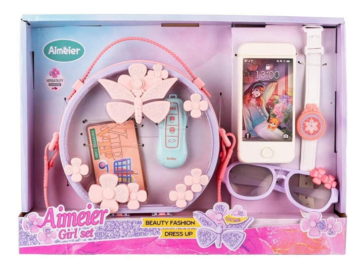 4-Girlz Laukku puhelimella (63284) ryhmässä LELUT, TUOTTEET LAPSILLE JA VAUVOILLE / Matkustus / Laukut @ TP E-commerce Nordic AB (D24508)