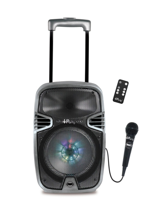 Lexibook Trolley Bluetooth® Karaoke Audio System 8\'\' valoilla ja mikrofonilla (K8250) ryhmässä KODINELEKTRONIIKKA / Ääni & Kuva / Kädessä pidettävät mikrofonit @ TP E-commerce Nordic AB (D24543)
