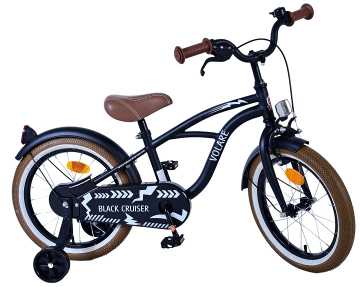 Volare Children's Bicycle 16 - Black Cruiser (21602-SACB)