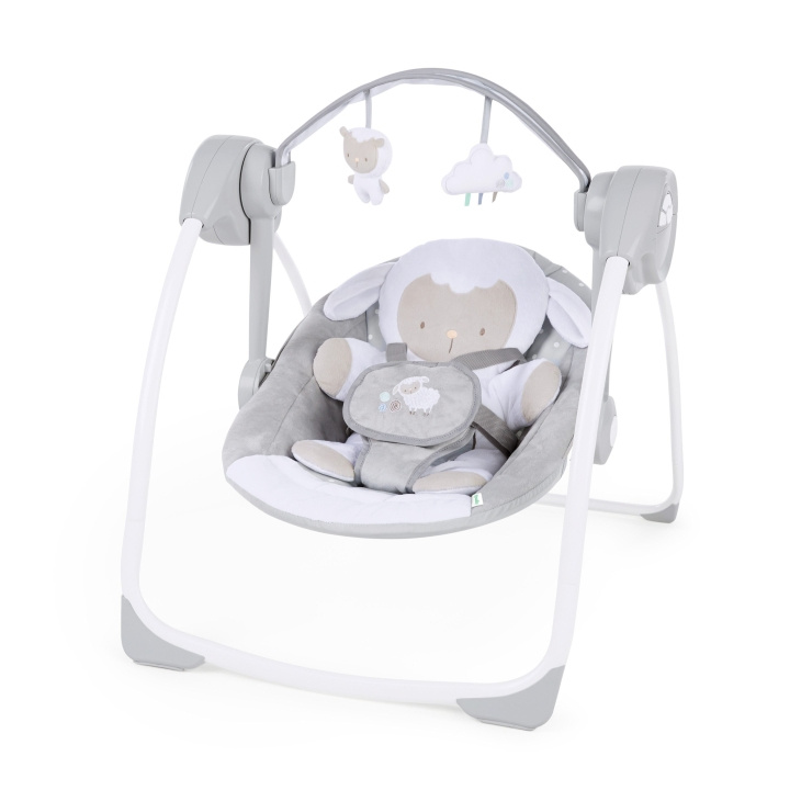 Ingenuity Comfort 2 Go Portable Swing™ - Cuddle Lamb - (IN-12184) ryhmässä LELUT, TUOTTEET LAPSILLE JA VAUVOILLE / Lastenhuone / Lasten sängyt @ TP E-commerce Nordic AB (D24554)