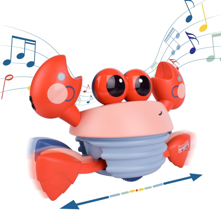 Happy Baby Musical Crawling Crab (502246) ryhmässä LELUT, TUOTTEET LAPSILLE JA VAUVOILLE / Musiikki, Laulu & Kuva / Musiikkitarvikkeet @ TP E-commerce Nordic AB (D24555)