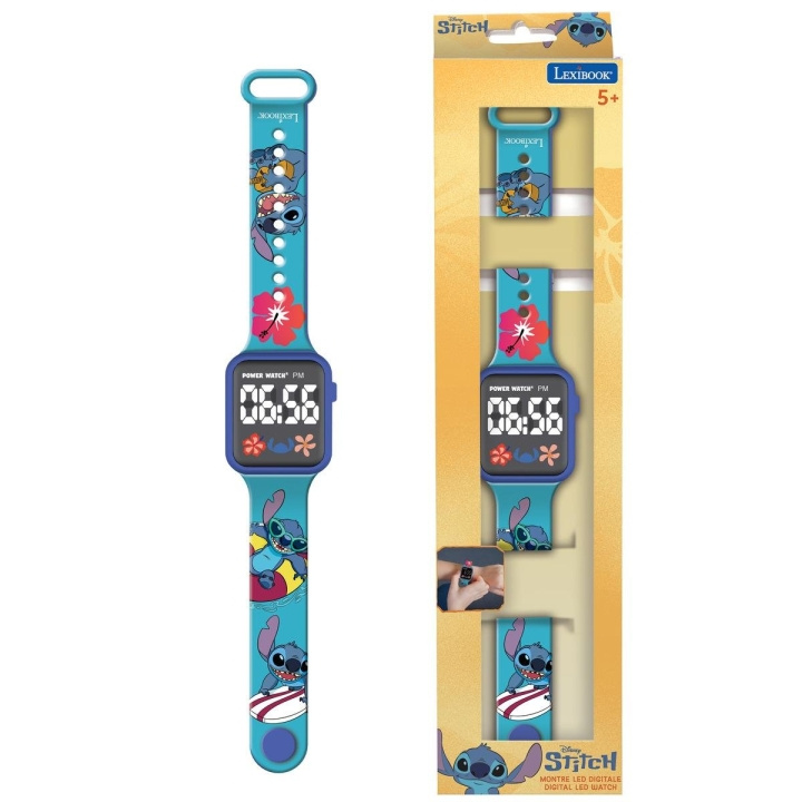 Lexibook Stitch LED digitaalinen kello (DMW060D) ryhmässä URHEILU, VAPAA-AIKA JA HARRASTUS / Tarvikkeet / Kellot @ TP E-commerce Nordic AB (D24562)