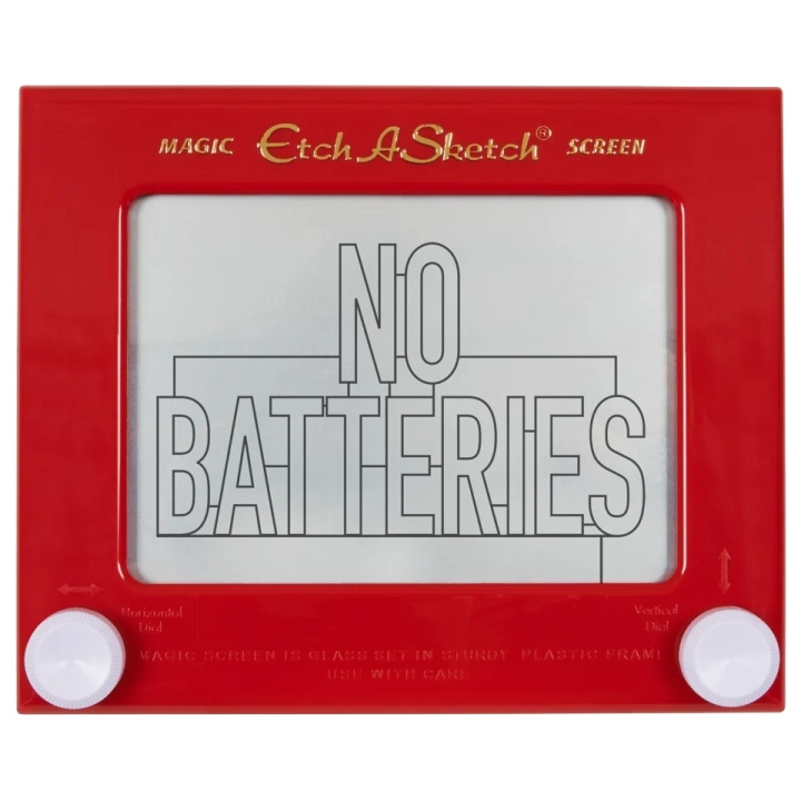Etch A Sketch (6066719) ryhmässä LELUT, TUOTTEET LAPSILLE JA VAUVOILLE / Leikkikalut, Askartelu &Pelit / Piirrä ja laske @ TP E-commerce Nordic AB (D24587)