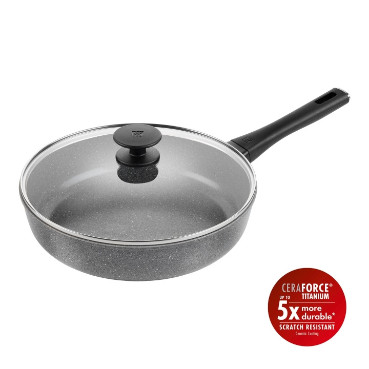 Zwilling Terreno Plus keraaminen paistinpannu - harmaa - 28 cm ryhmässä KOTI, TALOUS JA PUUTARHA / Keittiövälineet / Paistinpannut @ TP E-commerce Nordic AB (D24623)