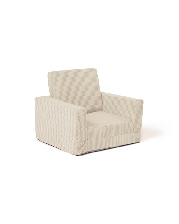 Kid´s Base Armchair foldable - Off-white - 42x44x38 cm ryhmässä KOTI, TALOUS JA PUUTARHA / Sisustus / Tuolit ja jakkarat @ TP E-commerce Nordic AB (D24646)