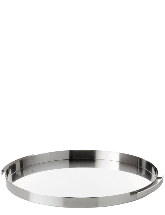Stelton Arne Jacobsen Cylinda Serving Tray Ø33.5 cm (Steel) ryhmässä KOTI, TALOUS JA PUUTARHA / Keittiövälineet / Muut keittivälineet @ TP E-commerce Nordic AB (D24653)