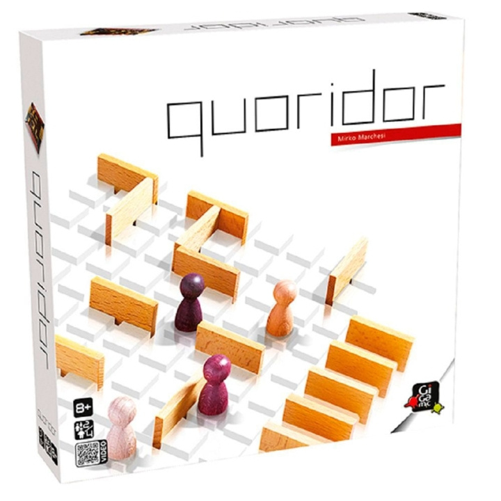 Gigamic Quoridor (Nordic + EN) (GIG0101) ryhmässä LELUT, TUOTTEET LAPSILLE JA VAUVOILLE / Peli / Lautapelit @ TP E-commerce Nordic AB (D24656)