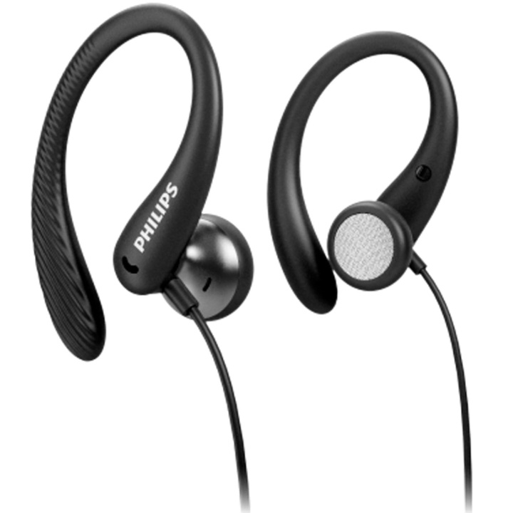 Philips Hörlurar In-Ear Sport IPX2 Kabel Svart ryhmässä KODINELEKTRONIIKKA / Ääni & Kuva / Kuulokkeet & Tarvikkeet / Kuulokkeet @ TP E-commerce Nordic AB (D24745)