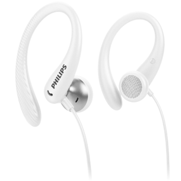 Philips Hörlurar In-Ear Sport IPX2 Kabel Vit ryhmässä KODINELEKTRONIIKKA / Ääni & Kuva / Kuulokkeet & Tarvikkeet / Kuulokkeet @ TP E-commerce Nordic AB (D24746)