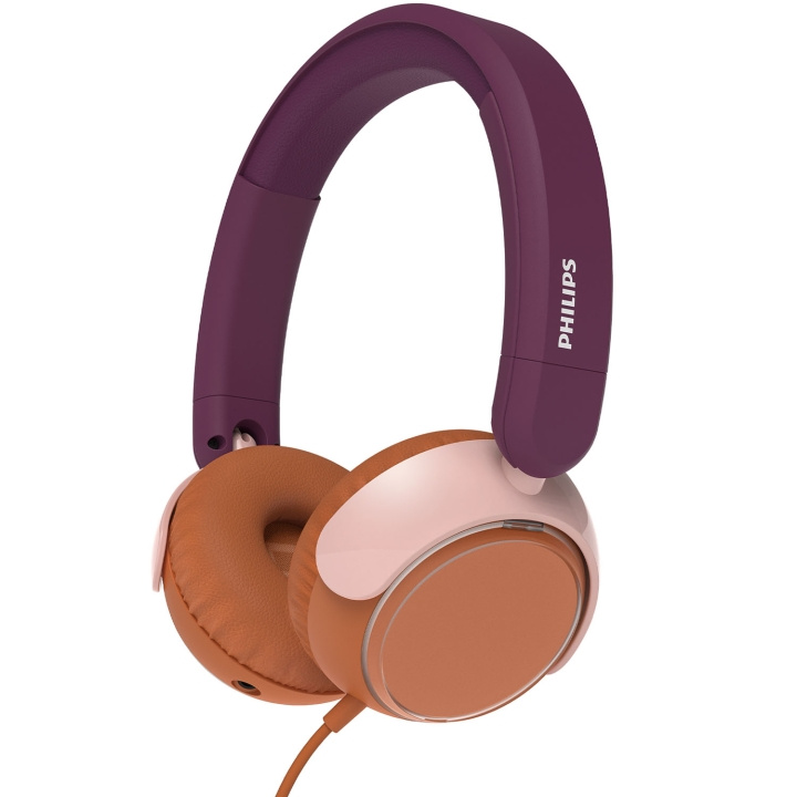 Philips Hörlurar On-Ear Barn Volymbegränsning 85dB Kabel Magentalila ryhmässä KODINELEKTRONIIKKA / Ääni & Kuva / Kuulokkeet & Tarvikkeet / Kuulokkeet @ TP E-commerce Nordic AB (D24750)