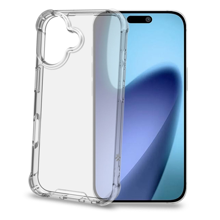 Celly Armor Stöttåligt skal iPhone 17 Transparent ryhmässä ÄLYPUHELIMET JA TABLETIT / Puhelimen suojakotelo / Apple / iPhone 17 @ TP E-commerce Nordic AB (D24759)