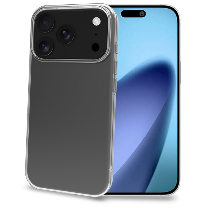 Celly Gelskin TPU Cover iPhone 17 Pro Transparent ryhmässä ÄLYPUHELIMET JA TABLETIT / Puhelimen suojakotelo / Apple / iPhone 17 @ TP E-commerce Nordic AB (D24769)