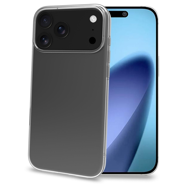 Celly Gelskin TPU Cover iPhone 17 Pro Max Transparent ryhmässä ÄLYPUHELIMET JA TABLETIT / Puhelimen suojakotelo / Apple / iPhone 17 @ TP E-commerce Nordic AB (D24770)