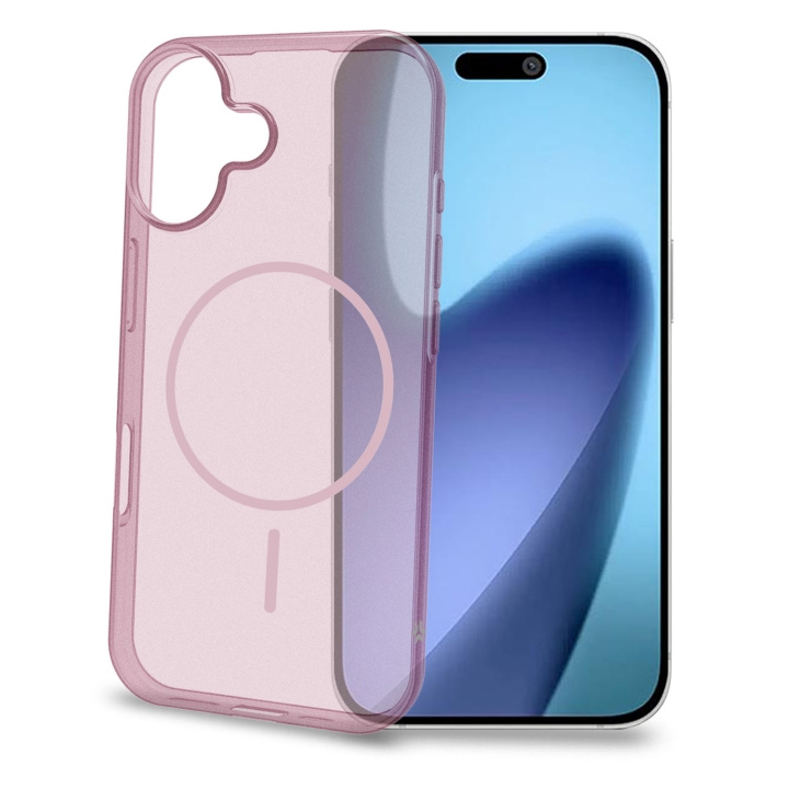 Celly Magsand MagSafe-kompatibelt skal iPhone 17 Rosa ryhmässä ÄLYPUHELIMET JA TABLETIT / Puhelimen suojakotelo / Apple / iPhone 17 @ TP E-commerce Nordic AB (D24773)
