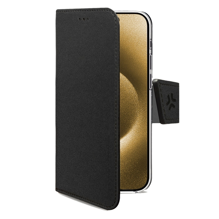 Celly Wally Wallet Case iPhone Air Svart ryhmässä ÄLYPUHELIMET JA TABLETIT / Puhelimen suojakotelo / Apple / iPhone Air @ TP E-commerce Nordic AB (D24780)