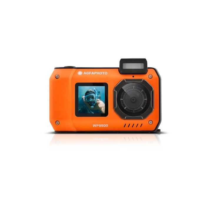 Agfa Digitaalinen Kamera WP9500 CMOS WP Full HD Oranssi ryhmässä KODINELEKTRONIIKKA / Valokuvat & Videot / Kamerat @ TP E-commerce Nordic AB (D24863)