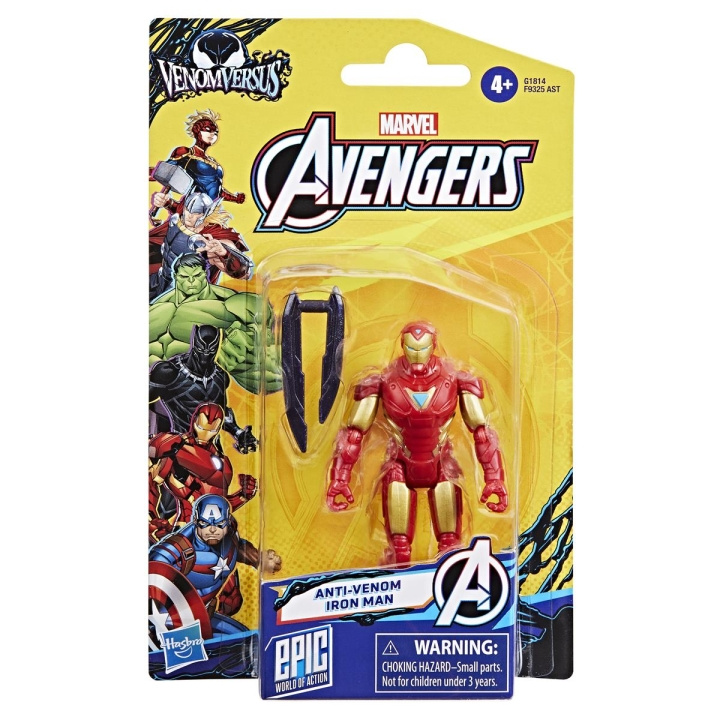Marvel Avengers 4 Inch Venom Iron Man ryhmässä LELUT, TUOTTEET LAPSILLE JA VAUVOILLE / Leikkikalut, Askartelu &Pelit / Figuurit, miniatyyrit ja tarvikkeet @ TP E-commerce Nordic AB (D24868)