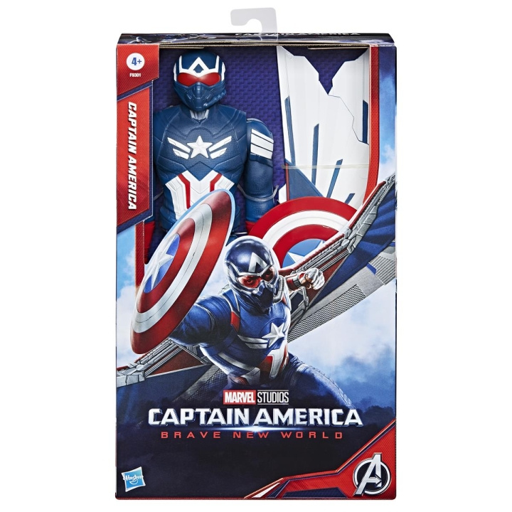 Marvel Avengers Titan Hero 12 Inch Deluxe Figure Captain America NWO ryhmässä LELUT, TUOTTEET LAPSILLE JA VAUVOILLE / Leikkikalut, Askartelu &Pelit / Figuurit, miniatyyrit ja tarvikkeet @ TP E-commerce Nordic AB (D24873)