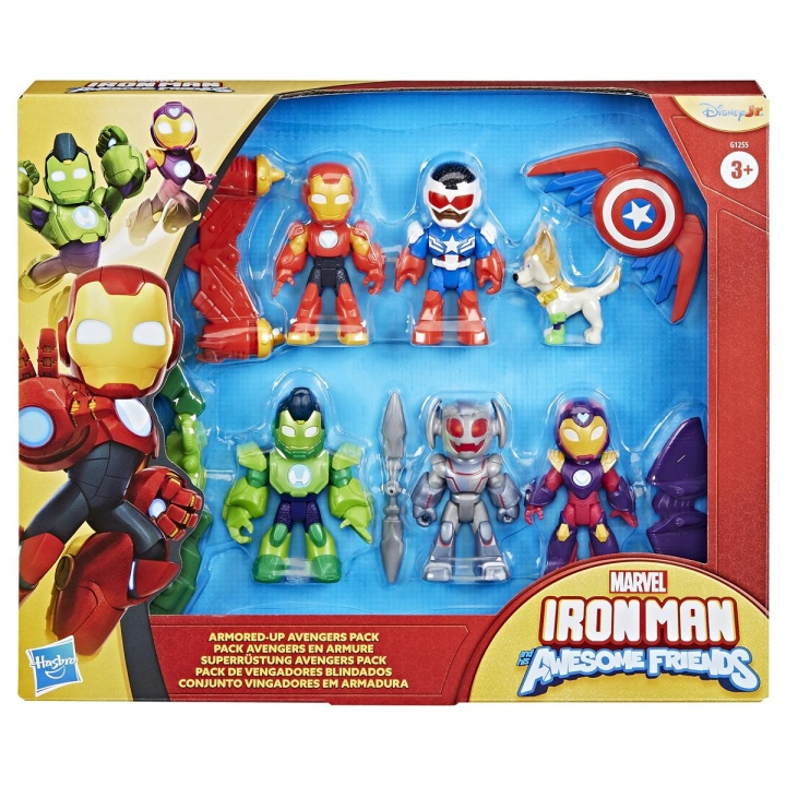 Marvel Iron Man And His Awesome Friends Armored-Up Avengers Pack ryhmässä LELUT, TUOTTEET LAPSILLE JA VAUVOILLE / Leikkikalut, Askartelu &Pelit / Figuurit, miniatyyrit ja tarvikkeet @ TP E-commerce Nordic AB (D24876)