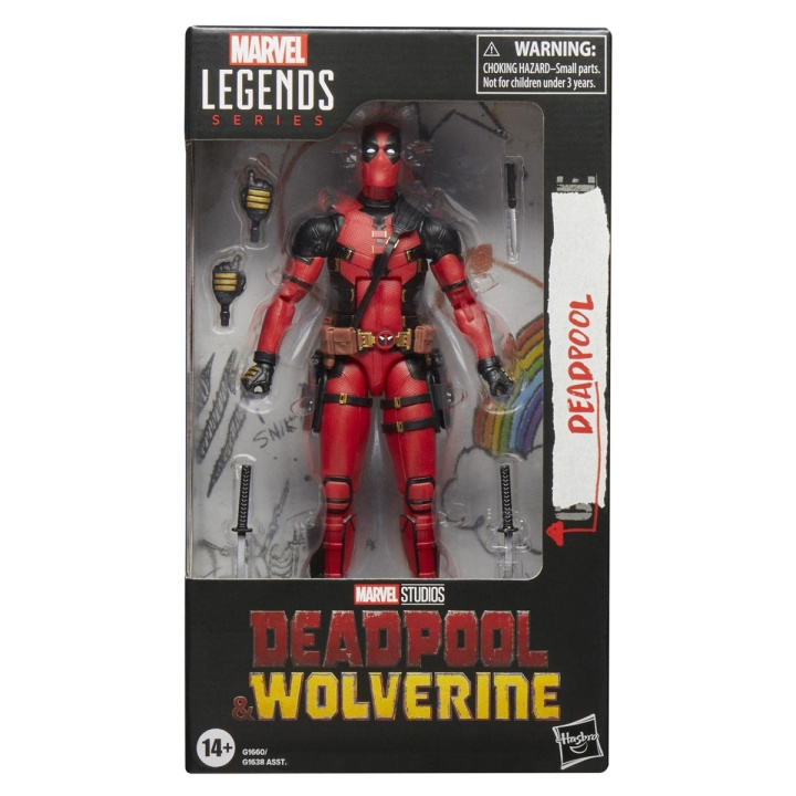Marvel Legends Series Deadpool & Wolverine 6 Inch Figure, Deadpool ryhmässä LELUT, TUOTTEET LAPSILLE JA VAUVOILLE / Leikkikalut, Askartelu &Pelit / Figuurit, miniatyyrit ja tarvikkeet @ TP E-commerce Nordic AB (D24878)