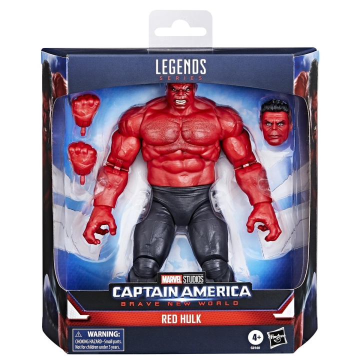 Marvel Legends Series Deluxe Captain America BNW, Red Hulk ryhmässä LELUT, TUOTTEET LAPSILLE JA VAUVOILLE / Leikkikalut, Askartelu &Pelit / Figuurit, miniatyyrit ja tarvikkeet @ TP E-commerce Nordic AB (D24880)