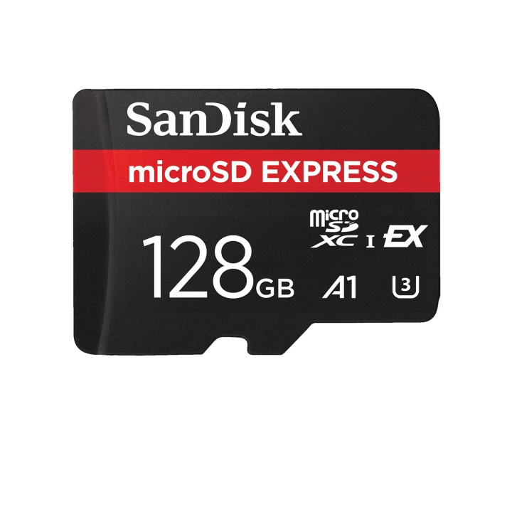 SanDisk Microsd Card Express 880MB/s U3 C10 128GB ryhmässä KODINELEKTRONIIKKA / Tallennusvälineet / Muistikortit / SD/SDHC/SDXC @ TP E-commerce Nordic AB (D24887)